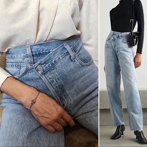 Agolde criss cross jeans nwot